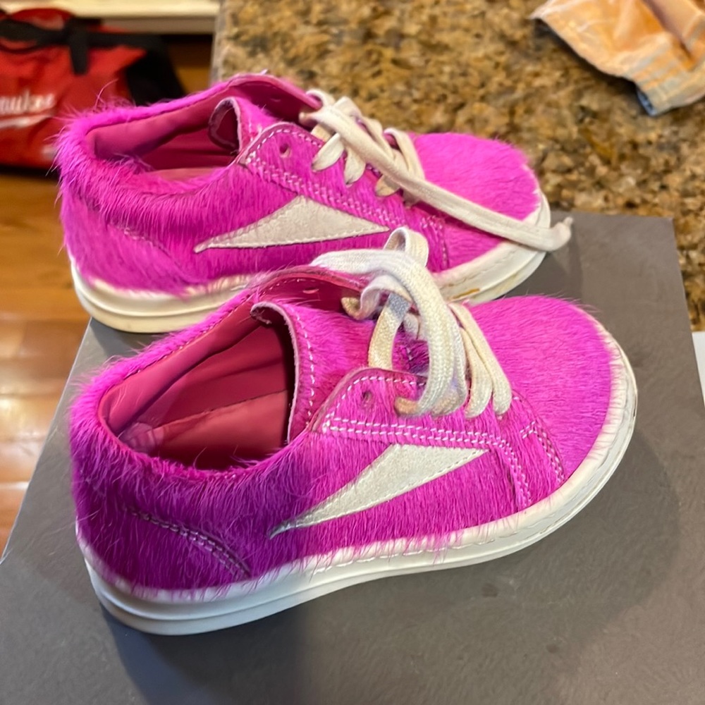 Furry Pink Rick Owens